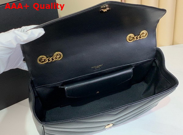 Saint Laurent Loulou Medium in Matelasse Lambskin Black 801439 Replica