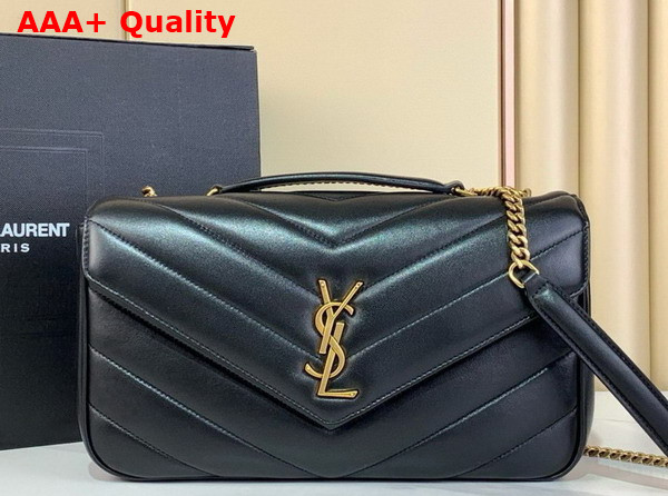 Saint Laurent Loulou Medium in Matelasse Lambskin Black 801439 Replica