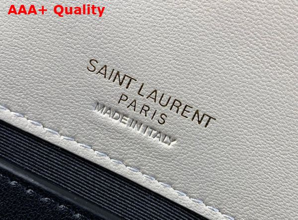 Saint Laurent Loulou Medium in Matelasse Lambskin Blanc Vintage 801439 Replica