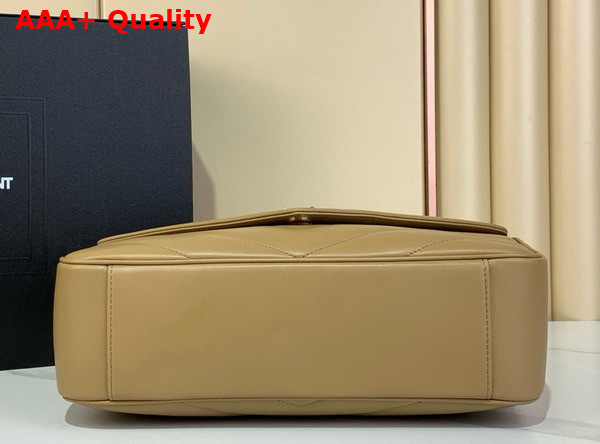 Saint Laurent Loulou Medium in Matelasse Lambskin Dark Beige 801439 Replica