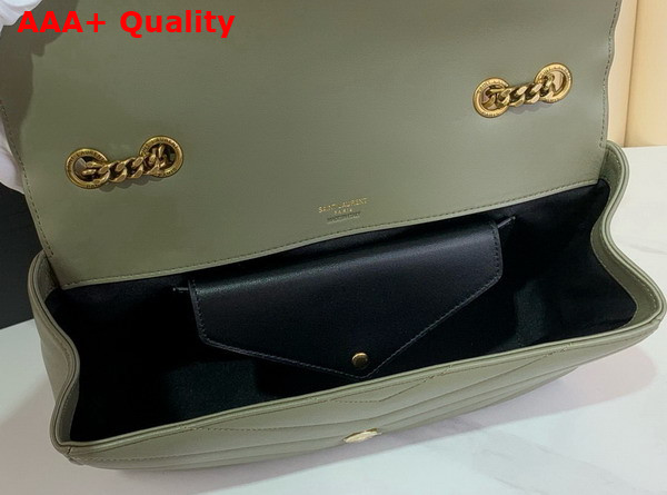 Saint Laurent Loulou Medium in Matelasse Lambskin Strong Moss 801439 Replica