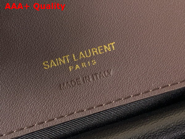 Saint Laurent Loulou Medium in Matelasse Suede Brown Coffee 801439 Replica