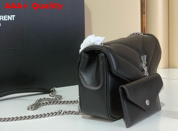 Saint Laurent Loulou Mini in Lambskin Black 821749 Replica