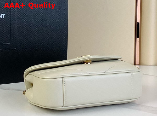 Saint Laurent Loulou Mini in Lambskin Blanc Vintage 821749 Replica