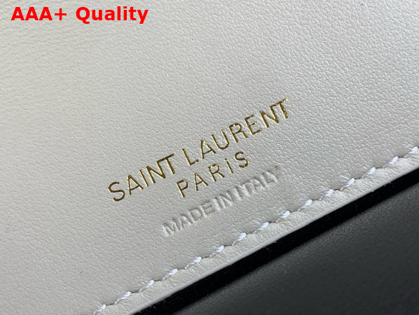 Saint Laurent Loulou Mini in Lambskin Blanc Vintage 821749 Replica