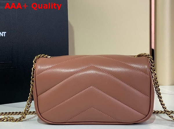 Saint Laurent Loulou Mini in Lambskin Hortensia 821749 Replica