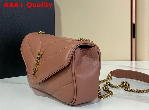 Saint Laurent Loulou Mini in Lambskin Hortensia 821749 Replica