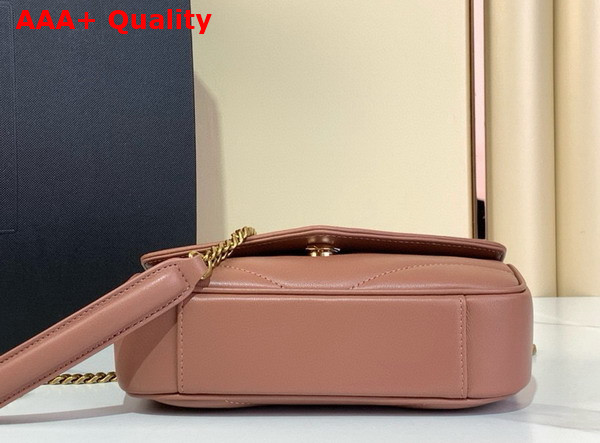 Saint Laurent Loulou Mini in Lambskin Hortensia 821749 Replica