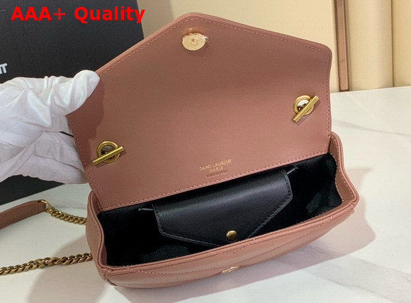 Saint Laurent Loulou Mini in Lambskin Hortensia 821749 Replica