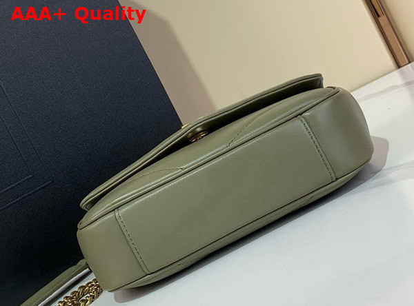 Saint Laurent Loulou Mini in Lambskin Strong Moss 821749 Replica