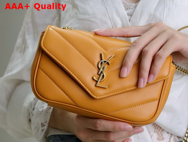 Saint Laurent Loulou Mini in Matelasse Lambskin Dry Spell Replica
