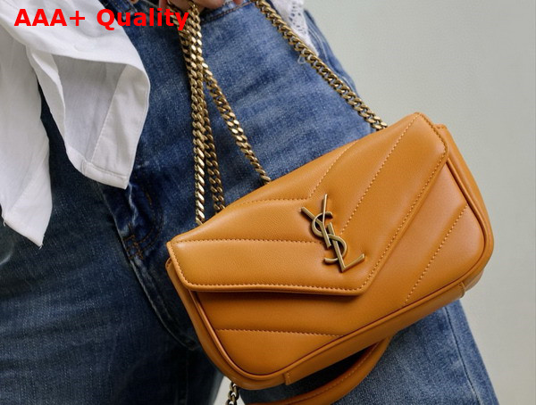 Saint Laurent Loulou Mini in Matelasse Lambskin Dry Spell Replica