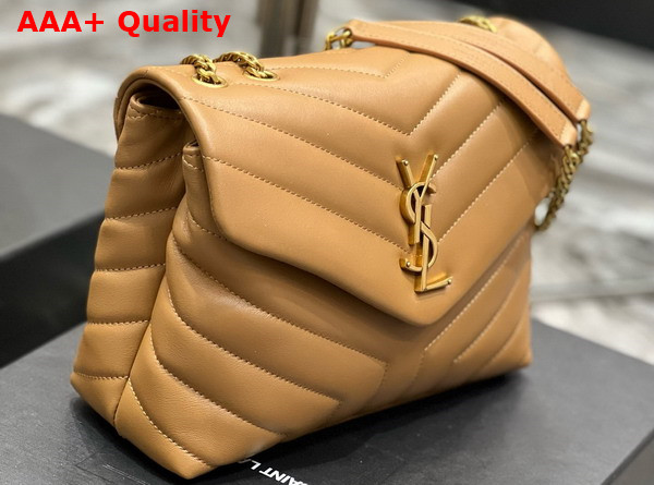 Saint Laurent Loulou Small in Light Brown Quilted Replica