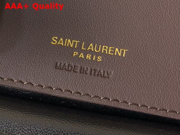 Saint Laurent Loulou Small in Matelasse Suede Brown Coffee 871618 Replica