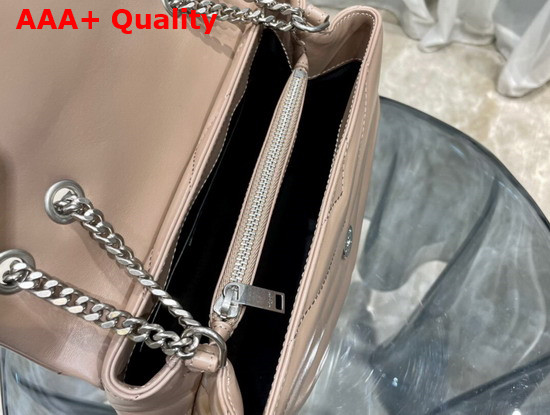 Saint Laurent Loulou Small in Quilted Y Leather Dark Beige Replica