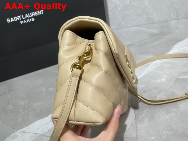 Saint Laurent Loulou Toy Strap Bag in Beige Matelasse Y Leather Replica