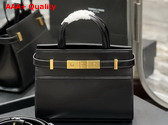 Saint Laurent Manhattan Nano Shopping Bag in Black Box Saint Laurent Leather Replica