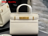 Saint Laurent Manhattan Nano Shopping Bag in Box Saint Laurent Leather Blanc Vintage Replica