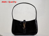 Saint Laurent Mini Le 5 A 7 in Patent Leather Black Replica