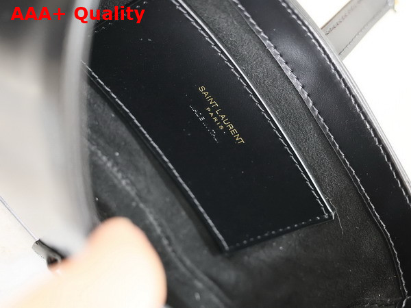 Saint Laurent Mini Le 5 A 7 in Smooth Leather Black Replica