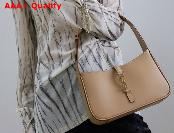 Saint Laurent Mini Le 5 A 7 in Vegetable Tanned Leather Replica