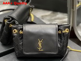 Saint Laurent Mini Nolita in Lambskin Black Replica