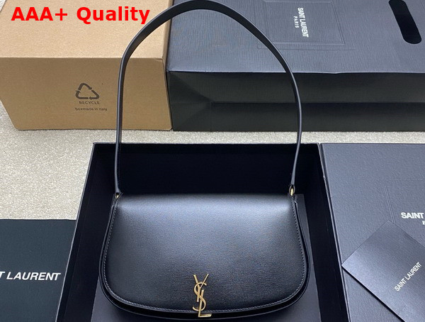 Saint Laurent Mini Voltaire in Black Box Saint Laurent Leather Replica