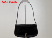 Saint Laurent Mini Voltaire in Patent Leather Black 7796420 Replica