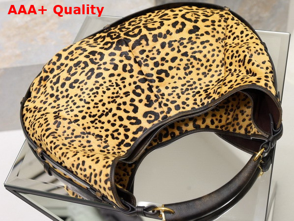 Saint Laurent Mombasa Large in Pony Hair Leather Naturel Replica