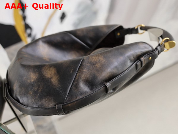 Saint Laurent Mombasa Large in Vintage Leather Dark Oak Replica