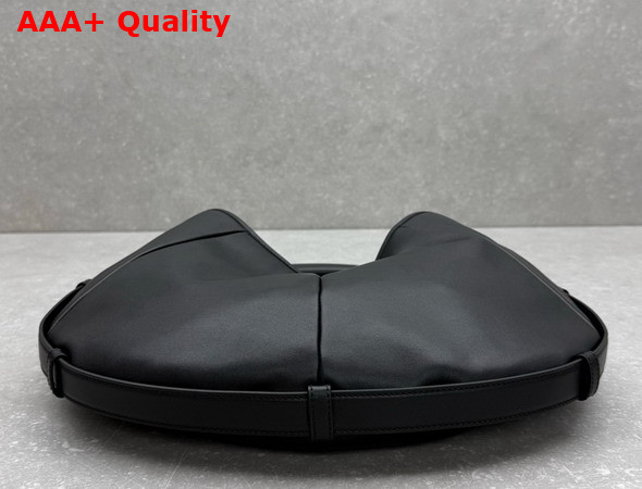 Saint Laurent Mombasa Medium Hobo Bag in Black Leather Replica