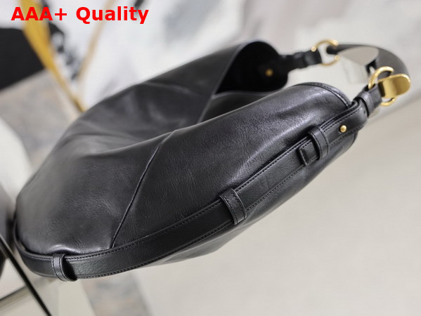 Saint Laurent Mombasa Medium in Leather Black Replica
