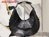 Saint Laurent Mombasa Medium in Leather Black Replica