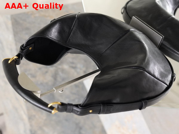 Saint Laurent Mombasa Medium in Leather Black Replica