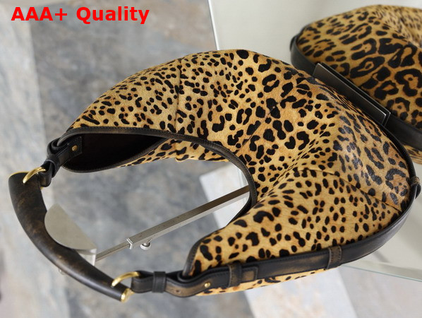 Saint Laurent Mombasa Medium in Pony Hair Leather Naturel Replica