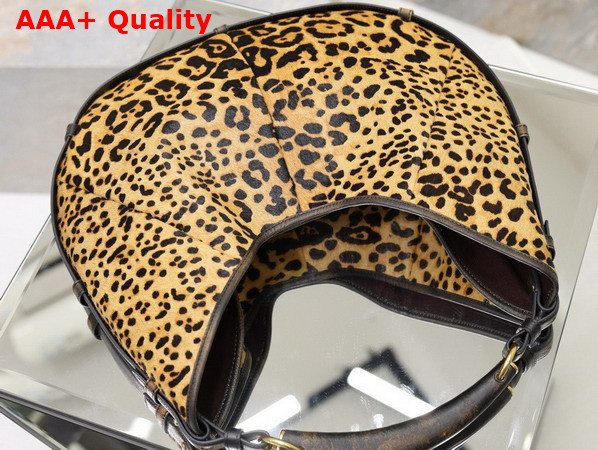 Saint Laurent Mombasa Medium in Pony Hair Leather Naturel Replica
