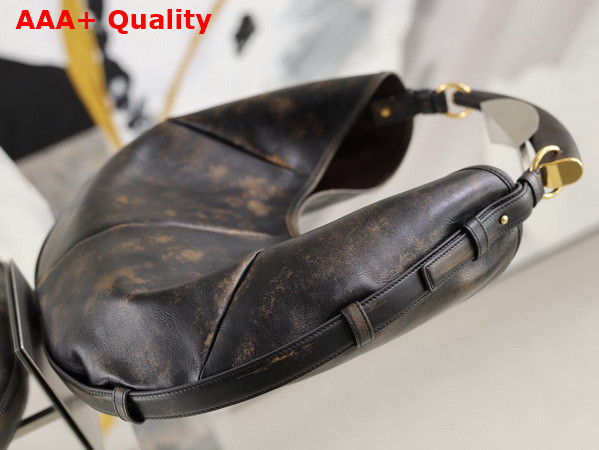 Saint Laurent Mombasa Medium in Vintage Leather Dark Oak Replica
