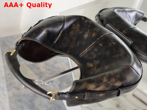 Saint Laurent Mombasa Medium in Vintage Leather Dark Oak Replica