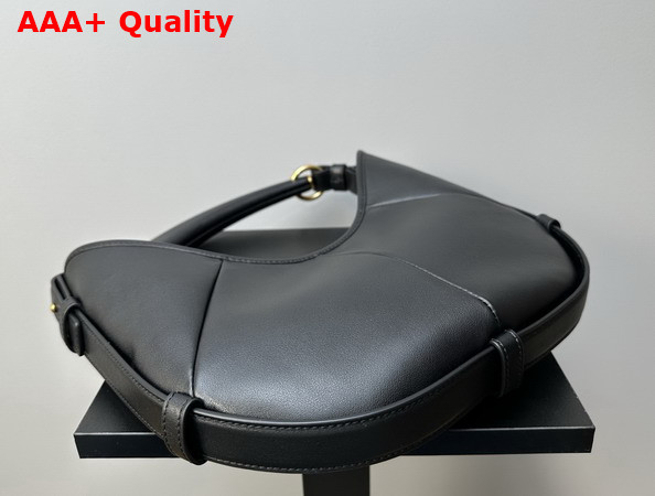 Saint Laurent Mombasa Small in Black Leather Replica