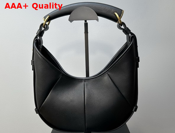 Saint Laurent Mombasa Small in Black Leather Replica