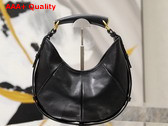 Saint Laurent Mombasa Small in Leather Black Replica