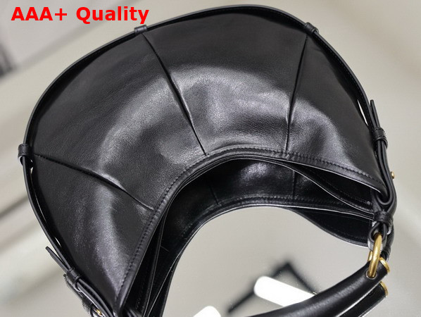 Saint Laurent Mombasa Small in Leather Black Replica