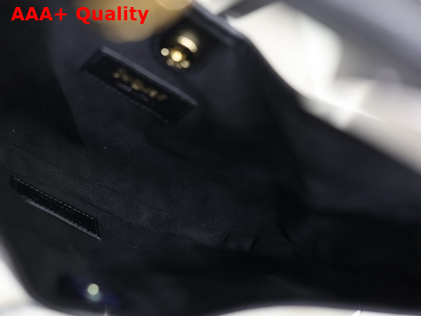 Saint Laurent Mombasa Small in Leather Black Replica