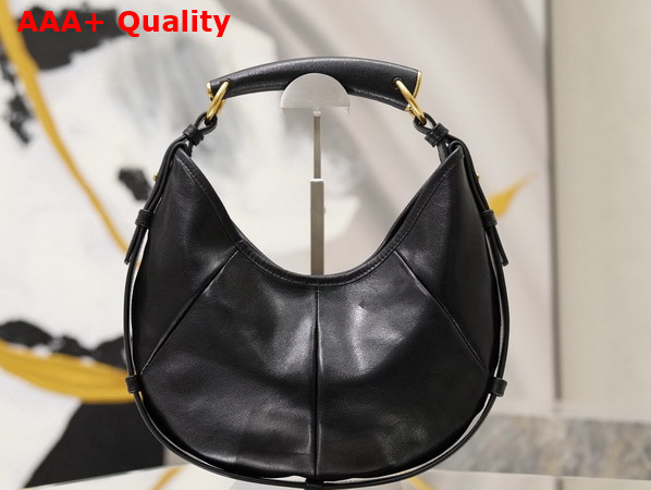 Saint Laurent Mombasa Small in Leather Black Replica