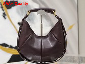 Saint Laurent Mombasa Small in Leather Rouge Cabernet Replica