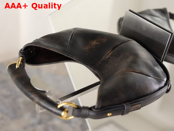 Saint Laurent Mombasa Small in Vintage Leather Dark Oak Replica