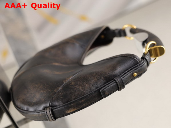 Saint Laurent Mombasa Small in Vintage Leather Dark Oak Replica