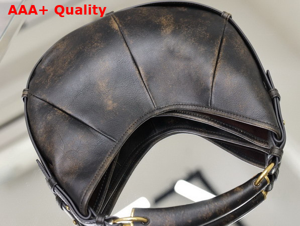 Saint Laurent Mombasa Small in Vintage Leather Dark Oak Replica