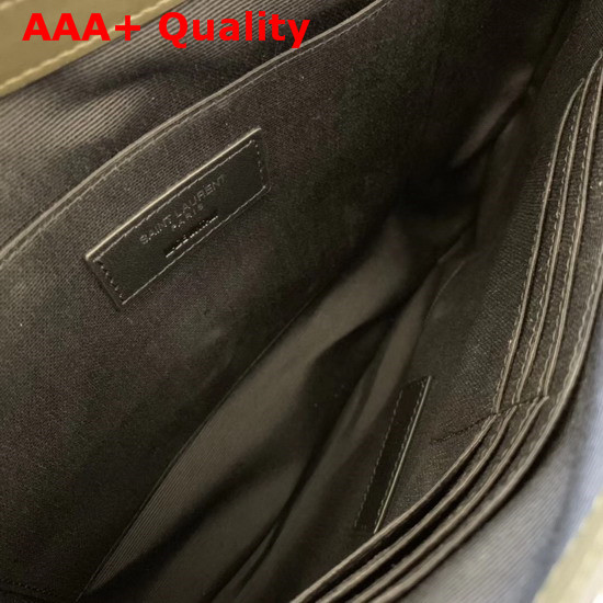 Saint Laurent Monogram Tablet Pouch in Light Khaki Matelasse Leather Replica