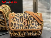 Saint Laurent Niki Baby Bag in Leopard Pony Replica
